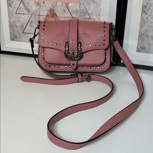 American Eagle Pink studded Small Crossbody bag